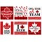 Big Dot of Happiness Canada Day - Funny Canadian Party Decorations - Drink Coasters - Set of 6